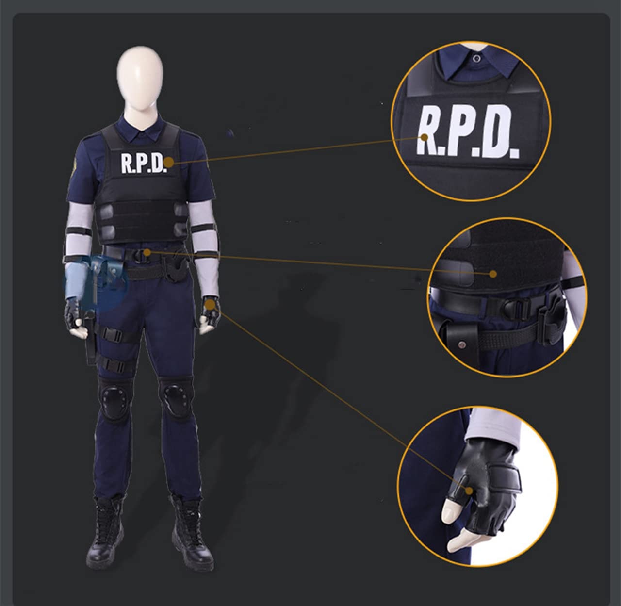 バイオハザード レオン・S・ケネディ コスプレセット